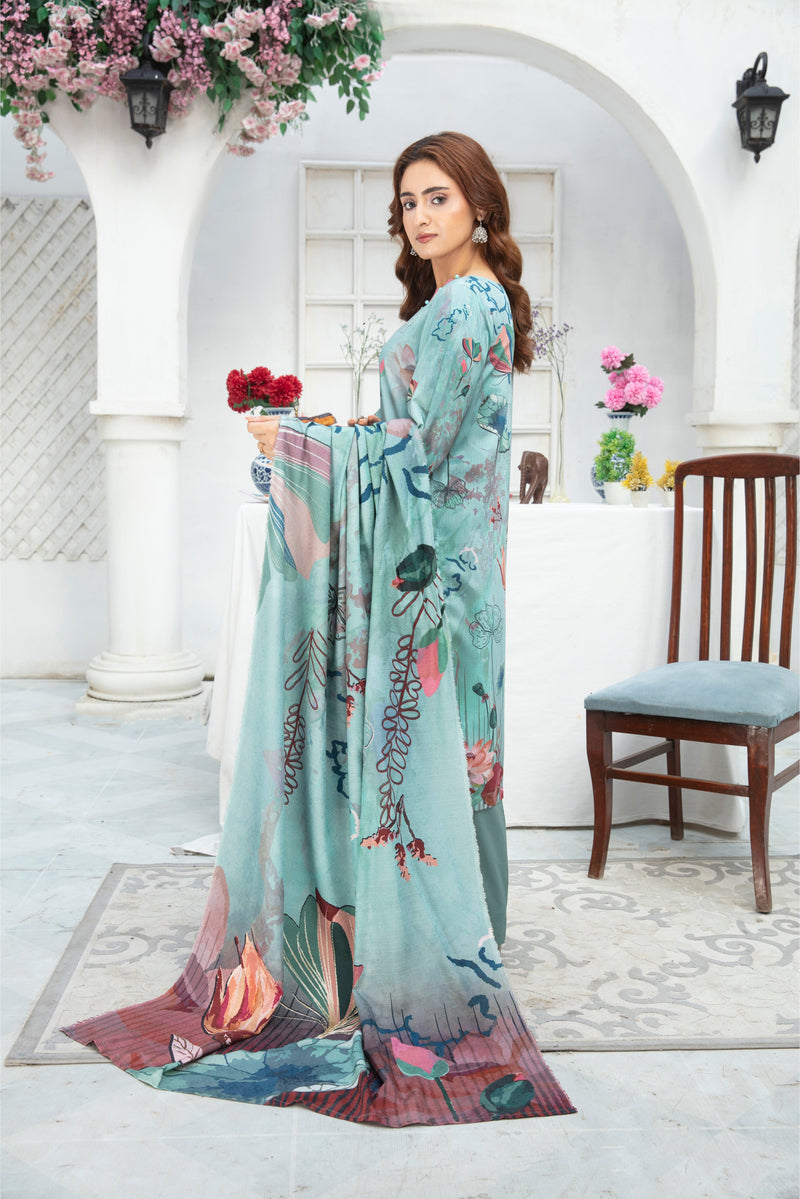 ALEEZAY Viscose Print Shirt & Dupatta VOL-2467