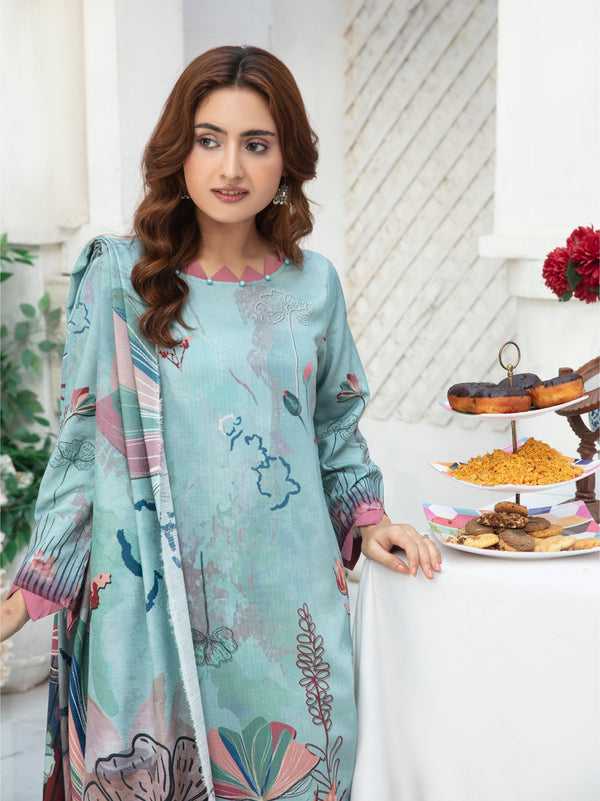 ALEEZAY Viscose Print Shirt & Dupatta VOL-2467