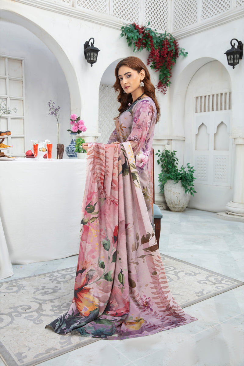 ALEEZAY Viscose Print Shirt & Dupatta VOL-2467