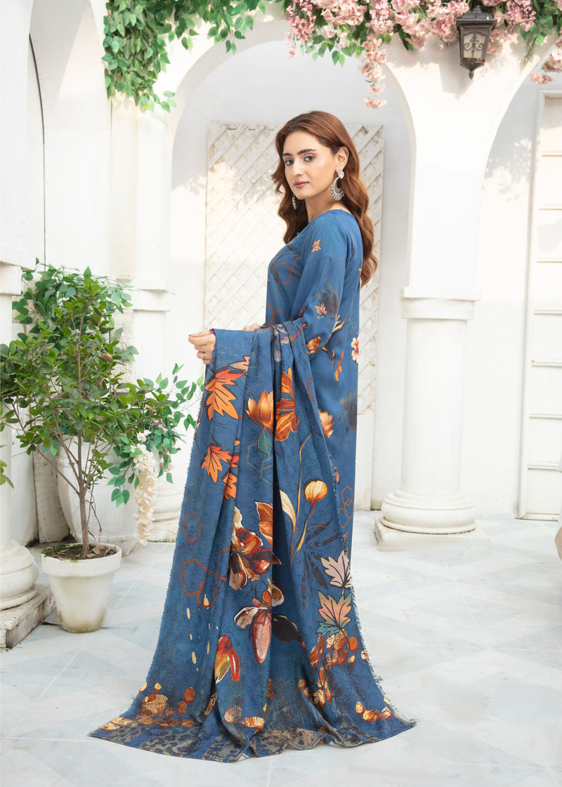 ALEEZAY Viscose Print Shirt & Dupatta VOL-2467