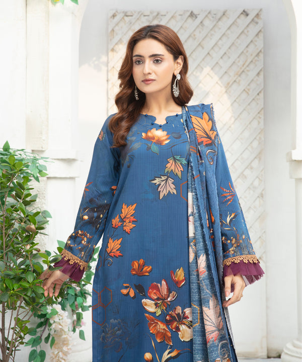 ALEEZAY Viscose Print Shirt & Dupatta VOL-2467