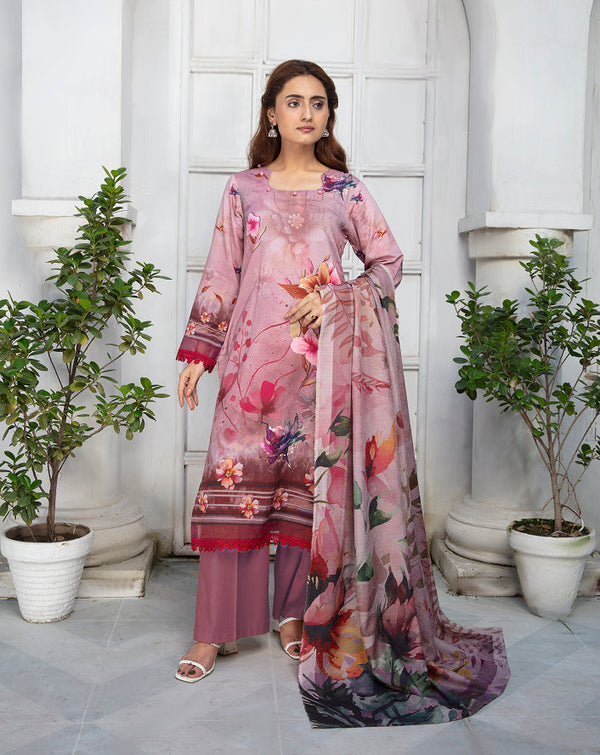 ALEEZAY Viscose Print Shirt & Dupatta VOL-2467