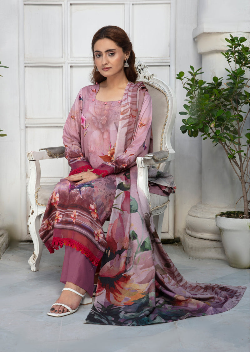ALEEZAY Viscose Print Shirt & Dupatta VOL-2467