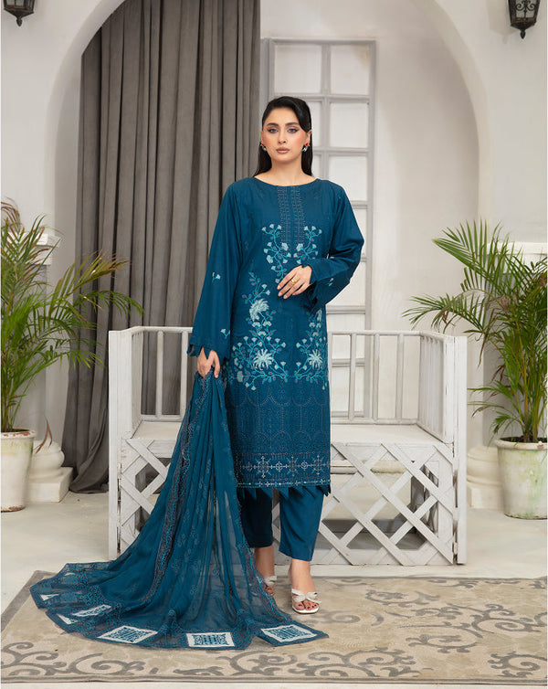 KOMAL Viscose EMB Shirt & Dupatta VOL-2418