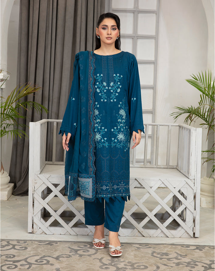 KOMAL Viscose EMB Shirt & Dupatta VOL-2418