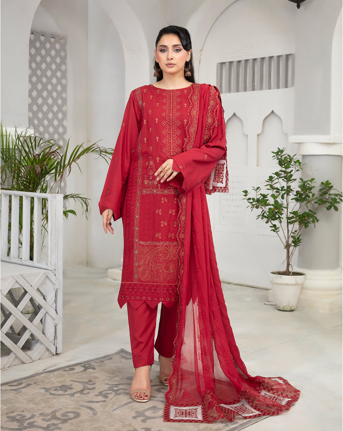 KOMAL Viscose EMB Shirt & Dupatta VOL-2418