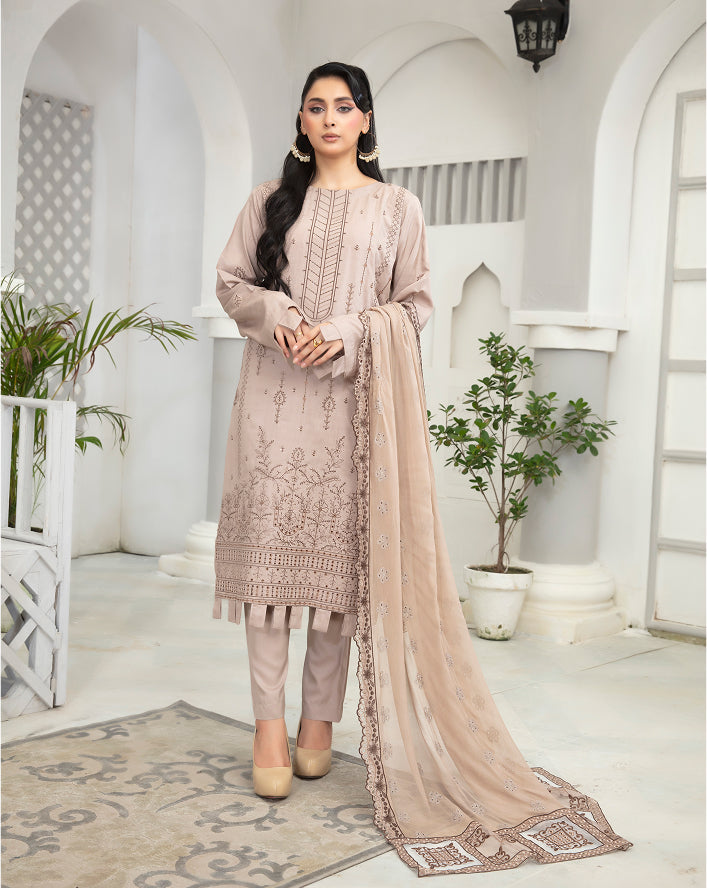 KOMAL Viscose EMB Shirt & Dupatta VOL-2418