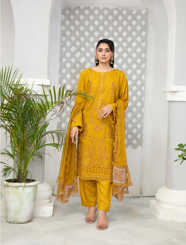 KOMAL Viscose EMB Shirt & Dupatta VOL-2418