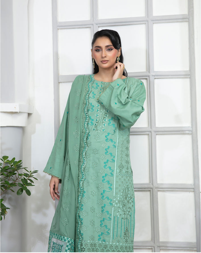 KOMAL Viscose EMB Shirt & Dupatta VOL-2418