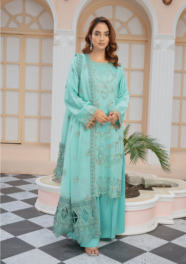 HINA Viscose EMB Shirt & Dupatta VOL-2405