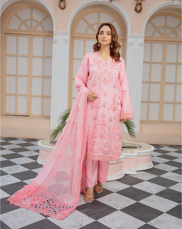 HINA Viscose EMB Shirt & Dupatta VOL-2405