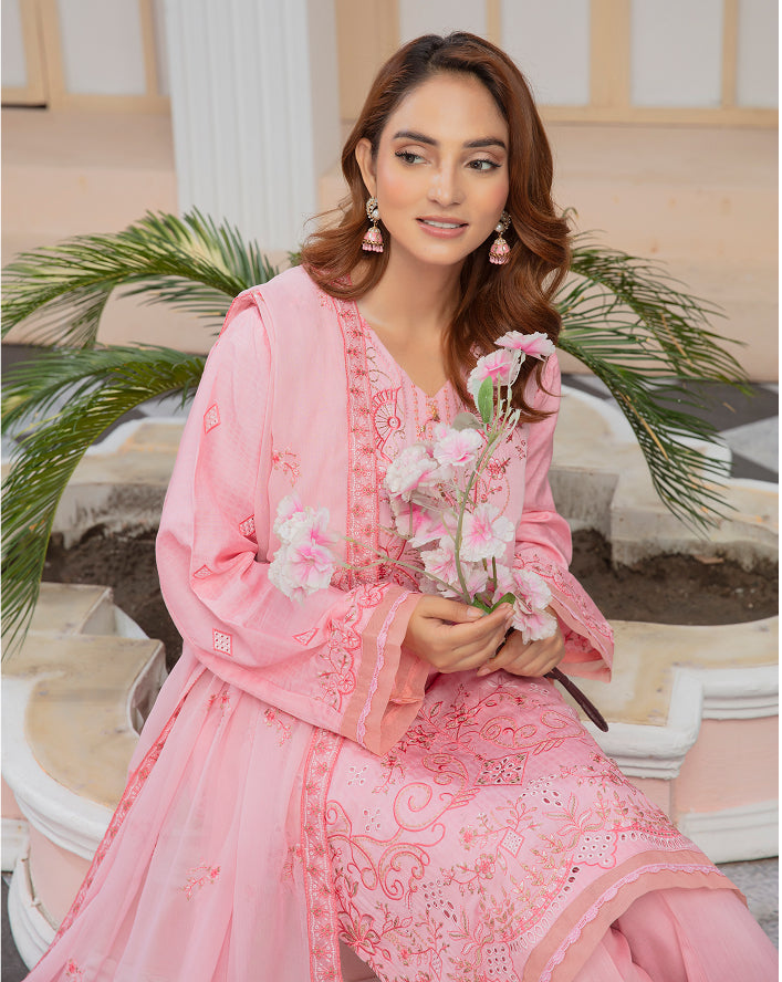 HINA Viscose EMB Shirt & Dupatta VOL-2405