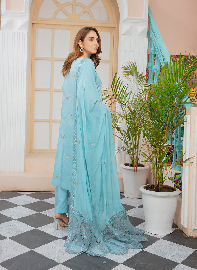 HINA Viscose EMB Shirt & Dupatta VOL-2405