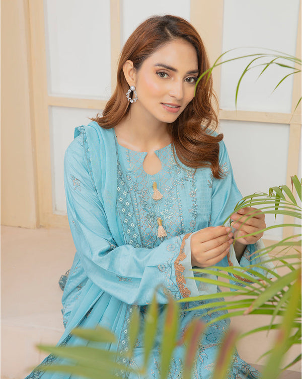HINA Viscose EMB Shirt & Dupatta VOL-2405