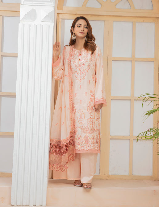 HINA Viscose EMB Shirt & Dupatta VOL-2405