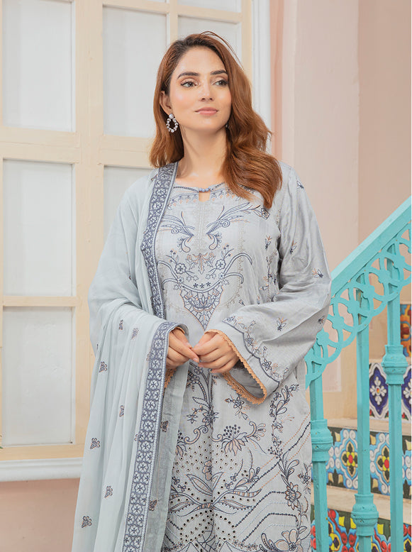 HINA Viscose EMB Shirt & Dupatta VOL-2405