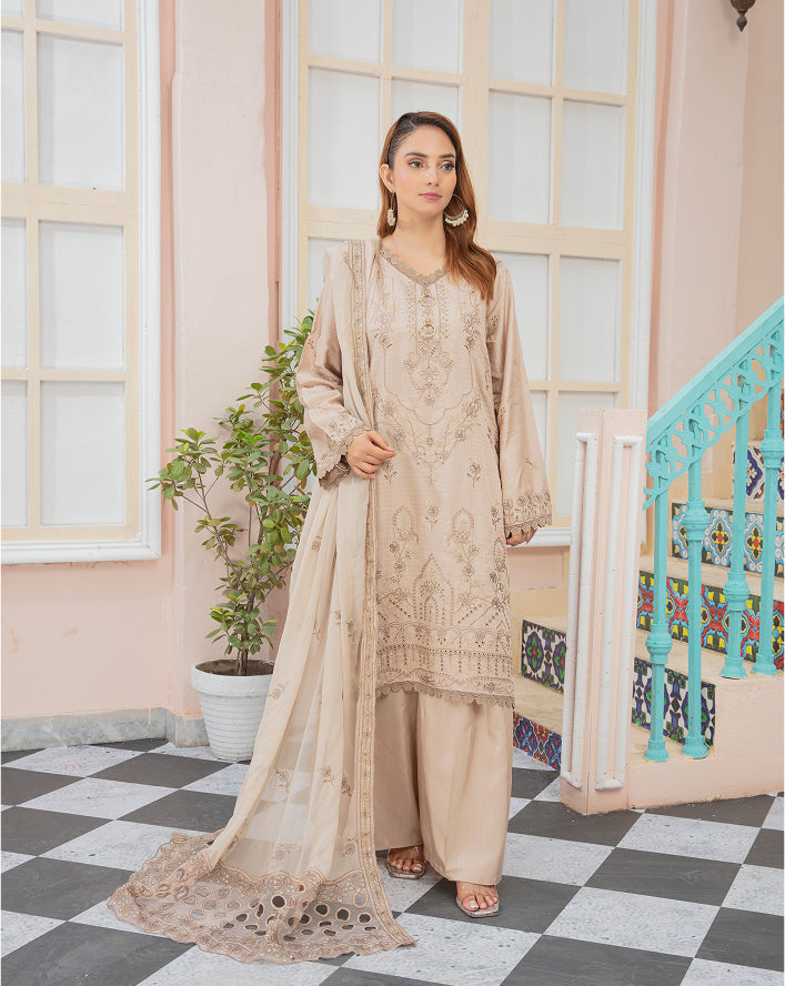 HINA Viscose EMB Shirt & Dupatta VOL-2405