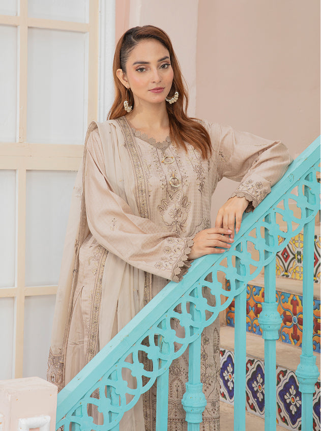 HINA Viscose EMB Shirt & Dupatta VOL-2405