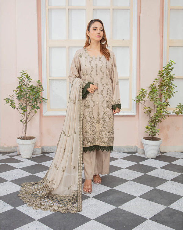 HINA Viscose EMB Shirt & Dupatta VOL-2405