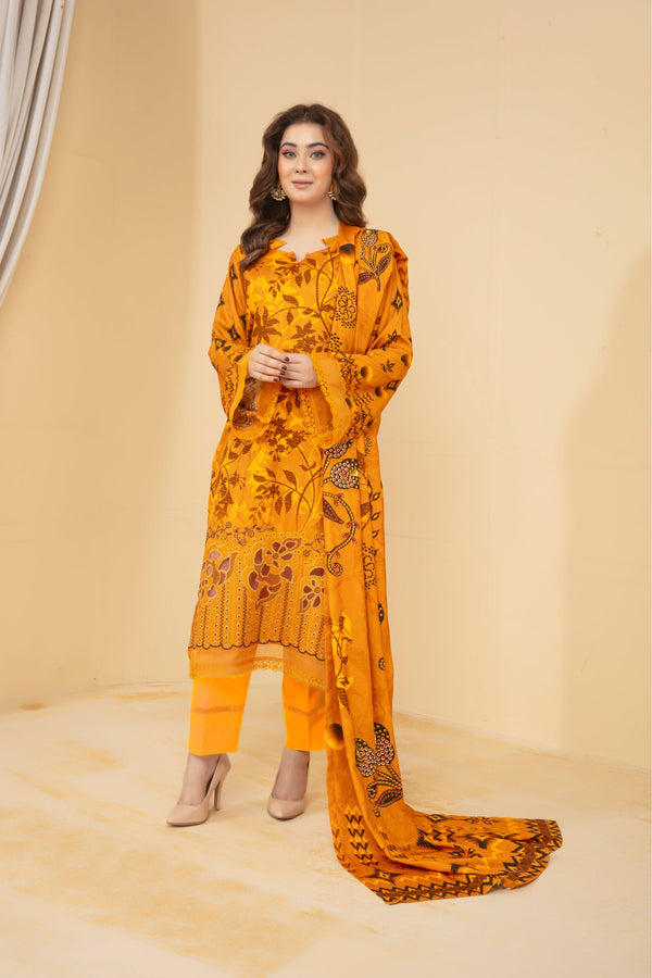 Koh-e-Noor Viscose EMB Shirt & Dupatta Vol-2453
