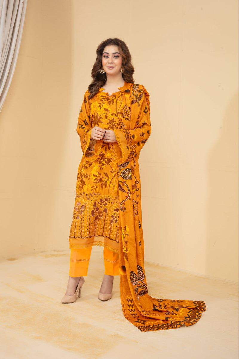 Koh-e-Noor Viscose EMB Shirt & Dupatta Vol-2453