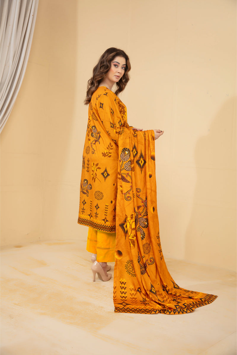Koh-e-Noor Viscose EMB Shirt & Dupatta Vol-2453