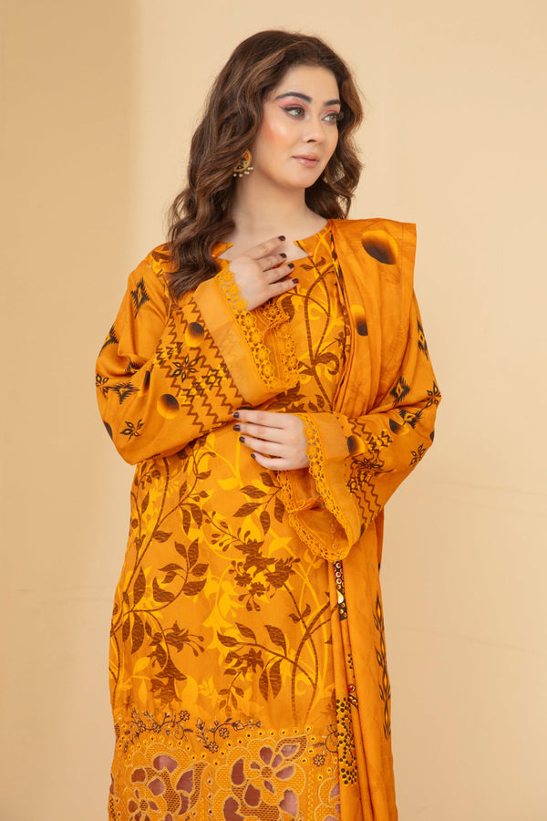 Koh-e-Noor Viscose EMB Shirt & Dupatta Vol-2453