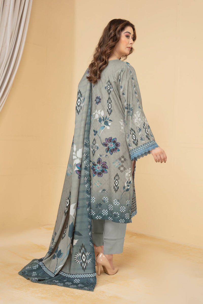 Koh-e-Noor Viscose EMB Shirt & Dupatta Vol-2453