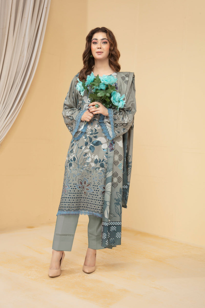 Koh-e-Noor Viscose EMB Shirt & Dupatta Vol-2453