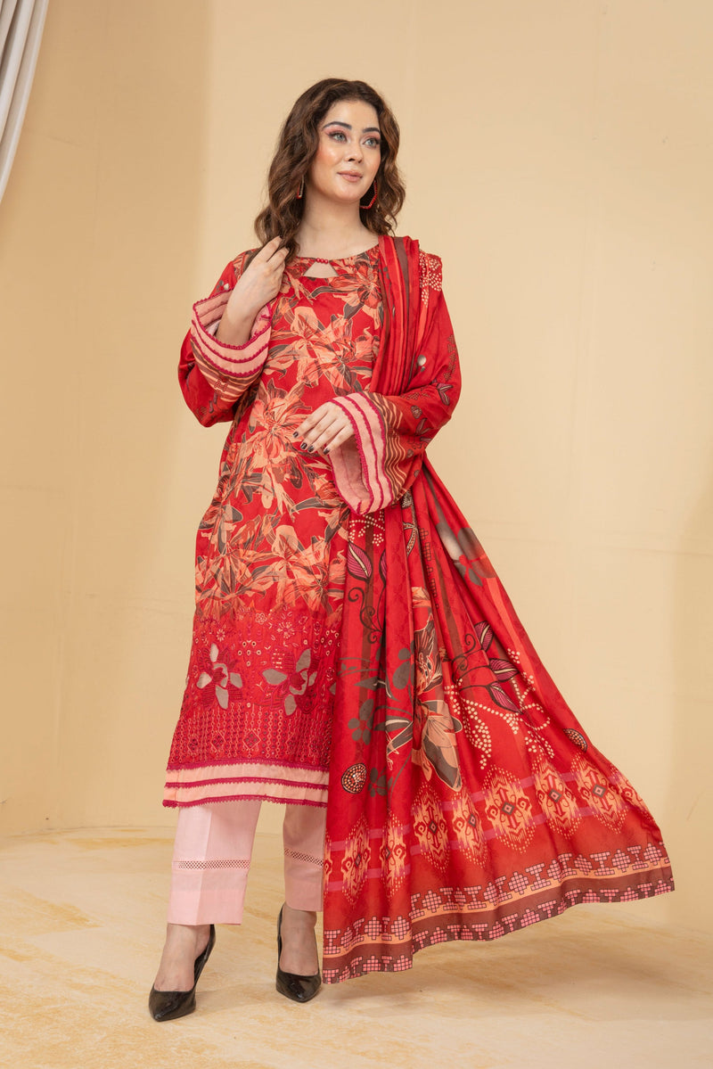 Koh-e-Noor Viscose EMB Shirt & Dupatta Vol-2453