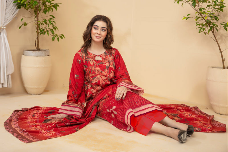 Koh-e-Noor Viscose EMB Shirt & Dupatta Vol-2453