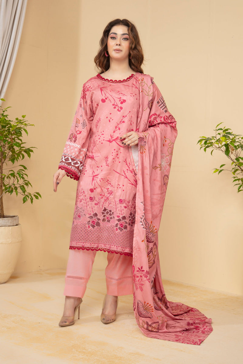 Koh-e-Noor Viscose EMB Shirt & Dupatta Vol-2453