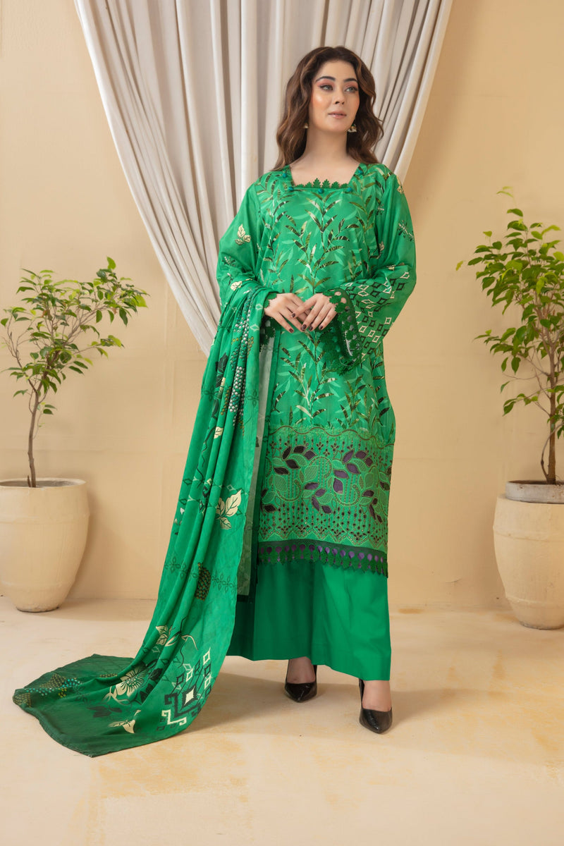 Koh-e-Noor Viscose EMB Shirt & Dupatta Vol-2453