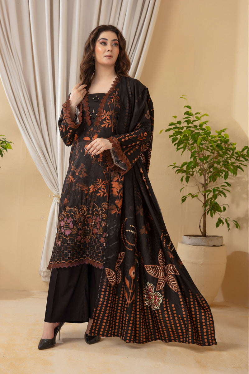 Koh-e-Noor Viscose EMB Shirt & Dupatta Vol-2453