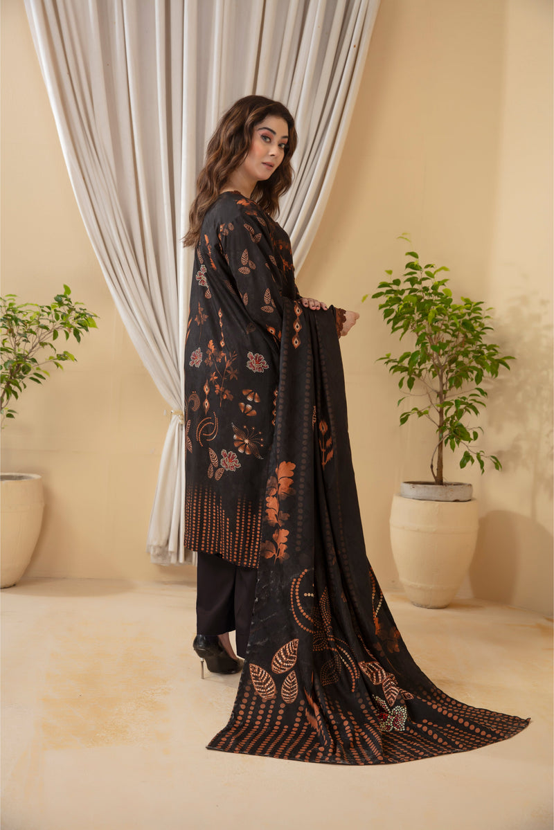 Koh-e-Noor Viscose EMB Shirt & Dupatta Vol-2453