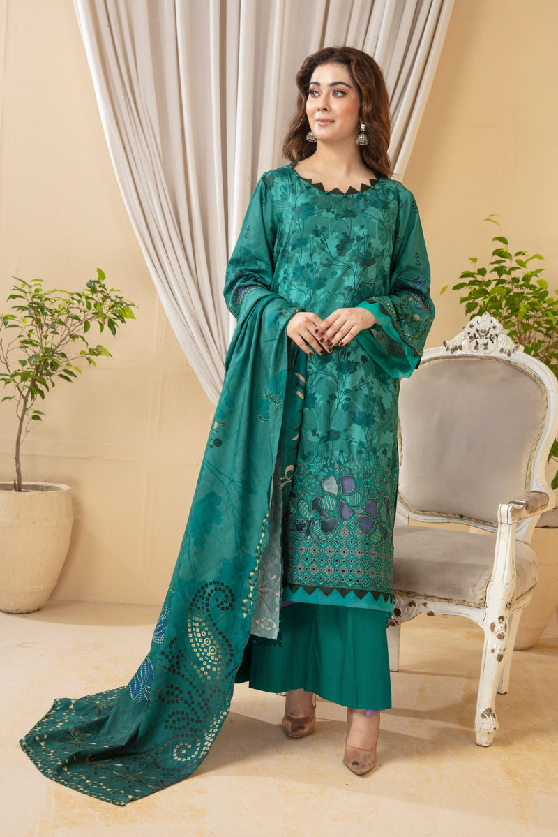 Koh-e-Noor Viscose EMB Shirt & Dupatta Vol-2453