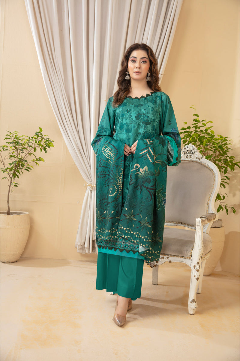 Koh-e-Noor Viscose EMB Shirt & Dupatta Vol-2453