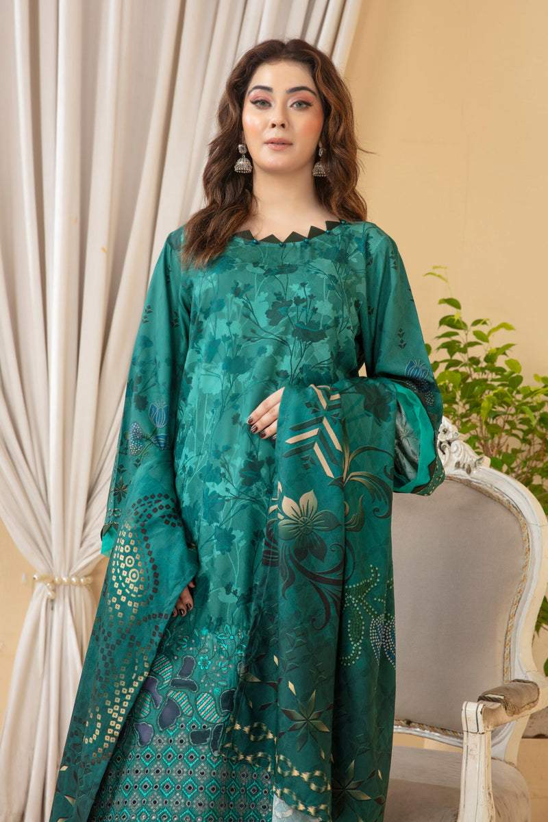 Koh-e-Noor Viscose EMB Shirt & Dupatta Vol-2453