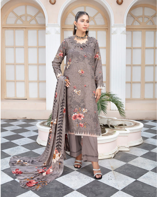 ALEEZAY Viscose EMB Shirt & Dupatta VOL-2465
