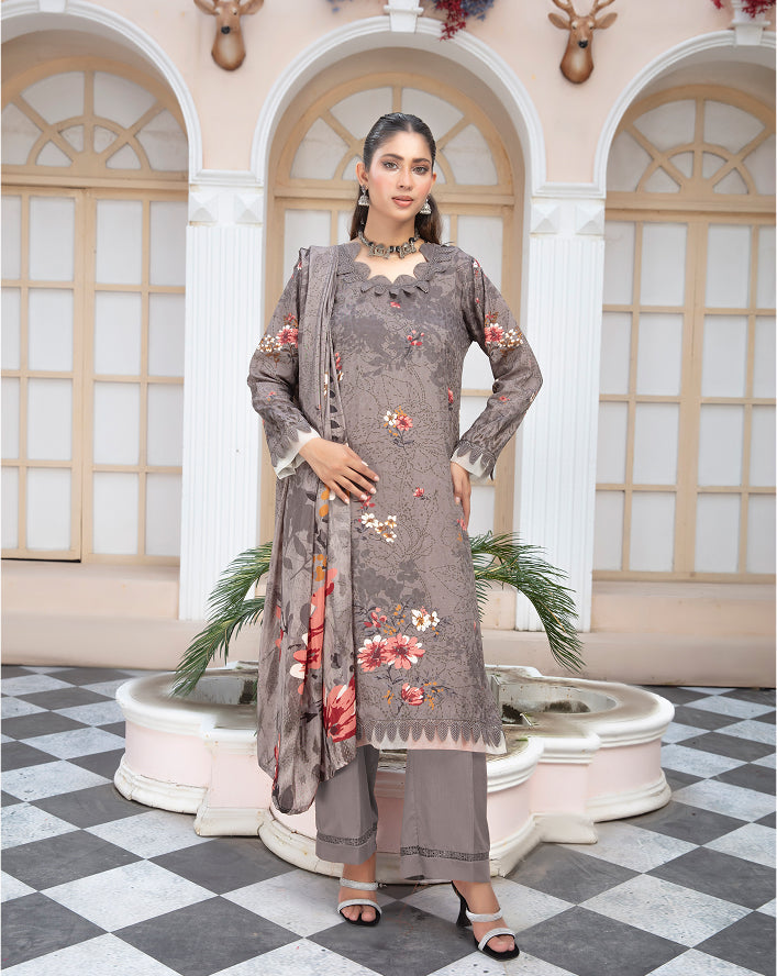 ALEEZAY Viscose EMB Shirt & Dupatta VOL-2465