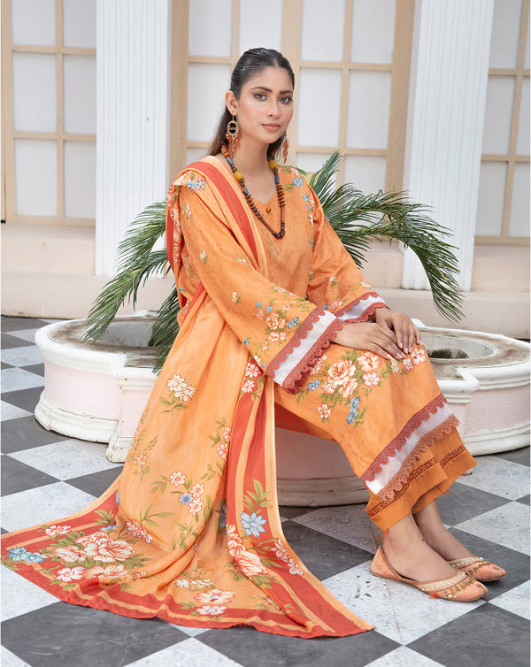 ALEEZAY Viscose EMB Shirt & Dupatta VOL-2465