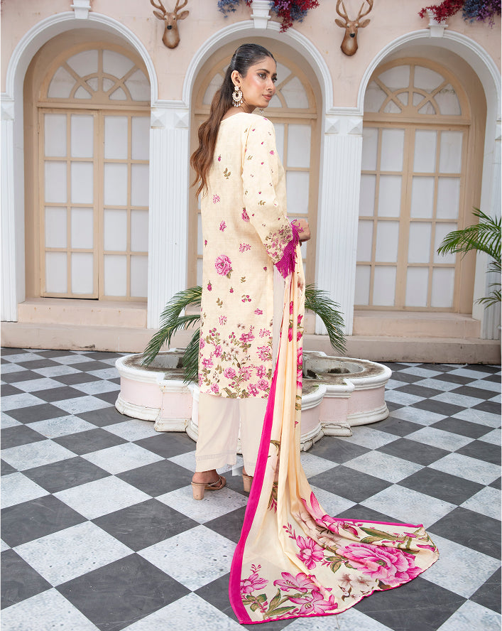 ALEEZAY Viscose EMB Shirt & Dupatta VOL-2465