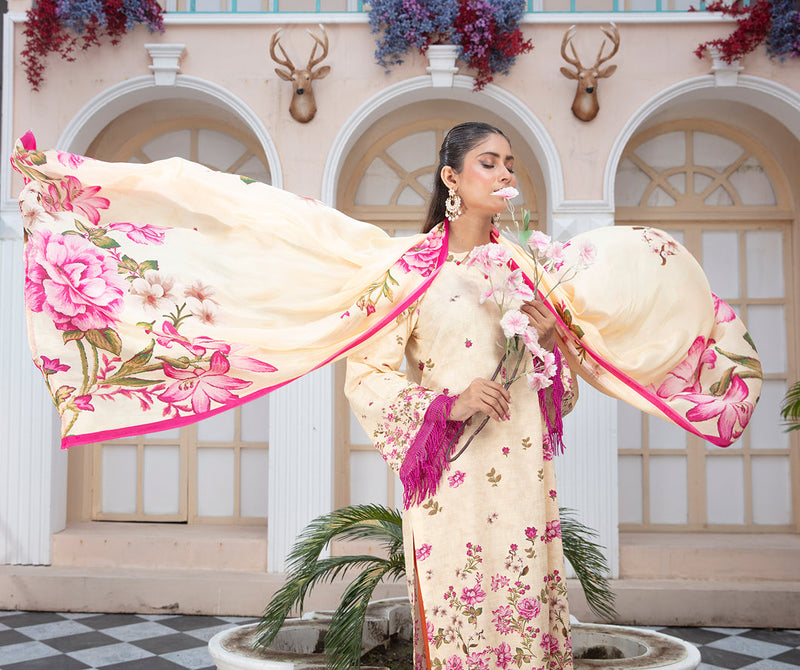 ALEEZAY Viscose EMB Shirt & Dupatta VOL-2465