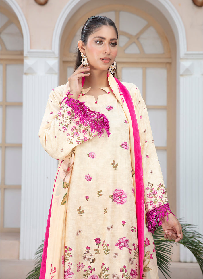 ALEEZAY Viscose EMB Shirt & Dupatta VOL-2465