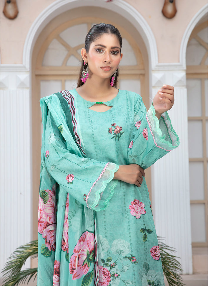ALEEZAY Viscose EMB Shirt & Dupatta VOL-2465