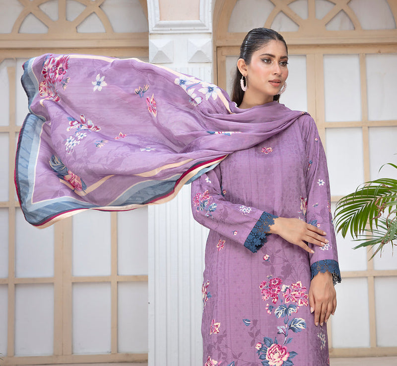 ALEEZAY Viscose EMB Shirt & Dupatta VOL-2465