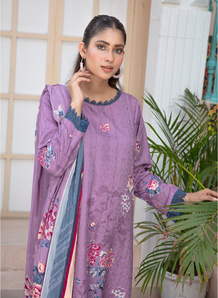 ALEEZAY Viscose EMB Shirt & Dupatta VOL-2465
