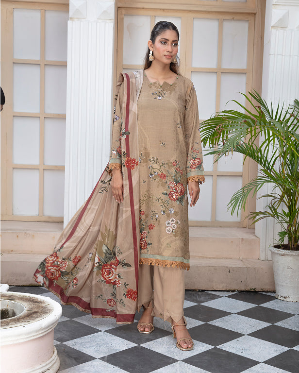 ALEEZAY Viscose EMB Shirt & Dupatta VOL-2465
