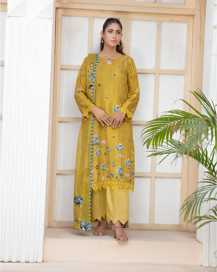 ALEEZAY Viscose EMB Shirt & Dupatta VOL-2465