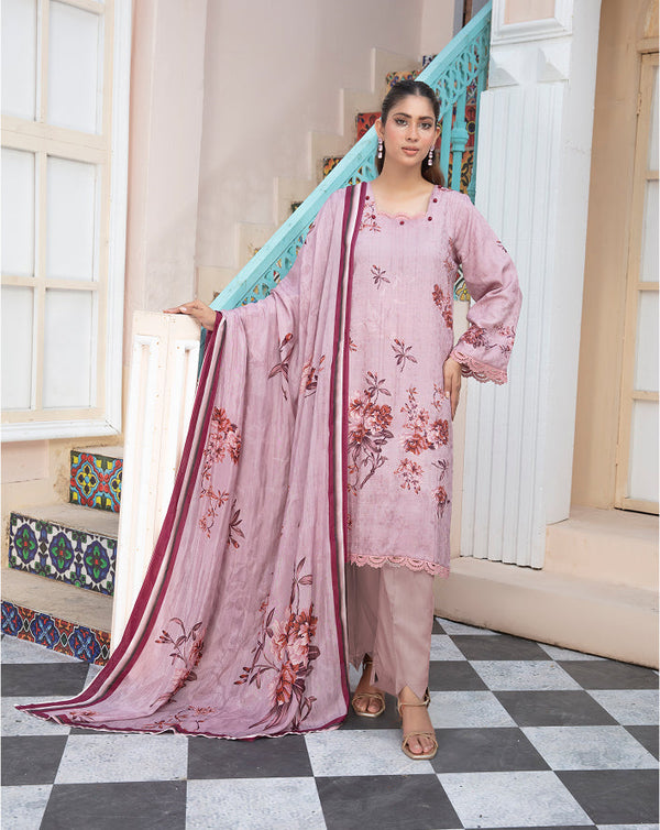ALEEZAY Viscose EMB Shirt & Dupatta VOL-2465